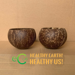 Juego de cuencos de coco ecológicos para batidos de verano/cuenco de cáscara de coco con cuchara, precio barato y logotipo láser grabado de Eco2go - Product Image 4