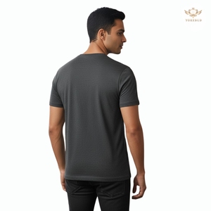 Camiseta de Algodón Premium para Hombre de Alta Calidad, Corte Moderno, Transpirable, Formal, con Estampado Gráfico Personalizado, Diseño en Blanco, Talla Grande, Parte Delantera - Product Image 5