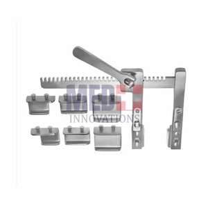 Retractor de Costillas Manual Burford con Dos Pares de Cuchillas de 47x62mm y 65x62mm, Apertura de 200mm, MED INNOVATIONS - Product Image 3