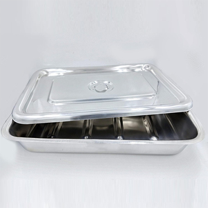 Bandejas quirúrgicas hechas a medida Instrumentos Mejor calidad Logotipo personalizado Metal Acero Hospital Instrumentos Holloware Instrumentos Bandeja - Product Image 5