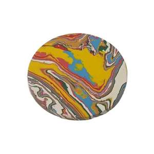 Sous-verre carré en bois de résine multicolore de meilleure qualité Nouveau design pour les fêtes de bureau et de restaurant Style classique - Product Image 1