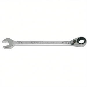 HAZET <b>Open</b>-<b>End</b> Ratchet Wrench 606 White 24 mm Key 333.1 mm Reversible Ring <b>End</b> 13 Shop Tool - Product Image 3