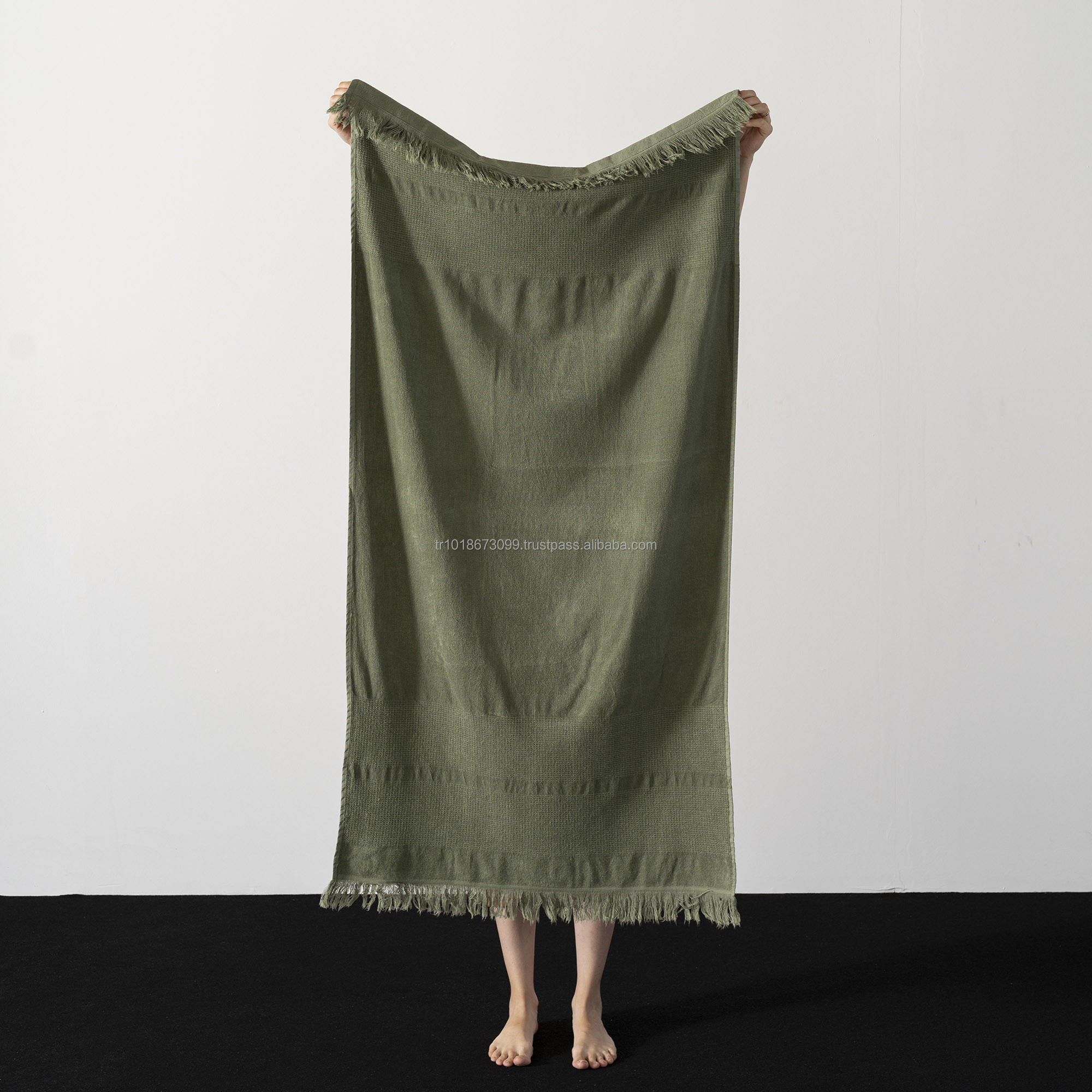 Ariya stonewash สีเขียว