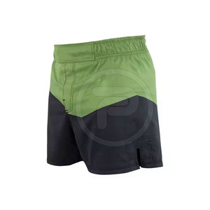 กางเกงขาสั้นผ้าทอโพลีเอสเตอร์น้ำหนักเบาดีไซน์ล่าสุดสำหรับศิลปะการต่อสู้แบบ MMA - Product Image 2