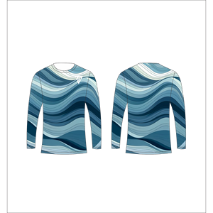 Men's Customized <b>Black</b> White Camouflage <b>Long</b> Sleeve <b>T</b>-<b>Shirt</b> Abstract Marble Print Trackstar OEM Private Label TSI-G05-P0827 - Product Image 3