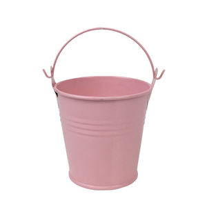 Maceta de diseño elegante, cesta de flores redonda más vendida, maceta galvanizada hecha a mano para decoración de jardín - Product Image 2