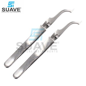 Gancho dentado dental Fórceps de dentista Pinzas en ángulo dentado Juego de pinzas de apósito de pico por SUAVE INSTRUMENTS - Product Image 5