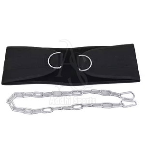 Ceinture de musculation en néoprène pour tractions et dips avec chaîne, robuste, respirante, unisexe, pour entraînement en salle de sport - Product Image 2