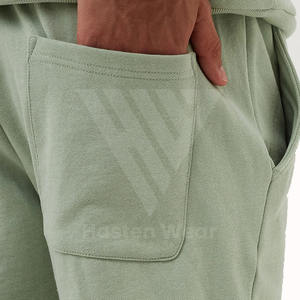 Shorts en molleton 100 % coton pour hommes, coupe classique, vente en gros, coupe confortable, shorts d'été 100 % coton, shorts de sport - Product Image 6