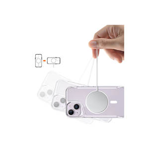 Netzy T-Max pour Magsafe Compatible Étui en silicone transparent mince pour iPhone 14 Plus Housse de protection en silicone souple Nouveau - Product Image 2