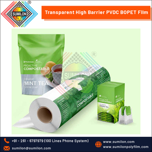 Película BOPET de alta barrera del fabricante indio, especialidad transparente, poliéster PET, excelente calidad, película de plástico duro suave - Product Image 5