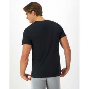 Heavyweight round neck pure cotton <b>short</b> <b>sleeved</b> t-<b>shirt</b> loose solid color <b>white</b> t <b>men's</b> and women's bottom <b>shirt</b> solid color - Product Image 4