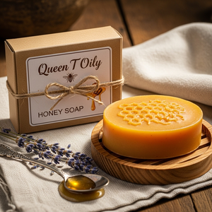 Jabón de miel hecho a mano con riqueza botánica Jabón de miel que brinda comodidad hidratante y natural para el cuidado de la piel - Product Image 5