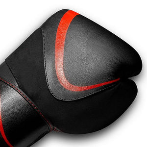 Guantes de boxeo y MMA de ajuste personalizado profesional para entrenamiento de Muay Thai impermeable de cuero PU personalizado nuevo - Product Image 6