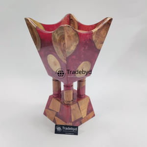 Tradebyd Handmade Wood Pine Bakhoor <b>Burner</b> Decorative Arabic Indian <b>Incense</b> <b>Holder</b> for Gifting - Product Image 4