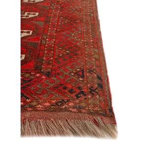 พรมขนสัตว์ขนาดใหญ่ Aalam สีแดงและสีส้ม ทอลายเรียบแบบคลาสสิก รูปทรงสี่เหลี่ยมผืนผ้า ลายเรขาคณิต ทำด้วยมือ สำหรับทางเข้าบ้าน-Paem-1291 - Product Image 4