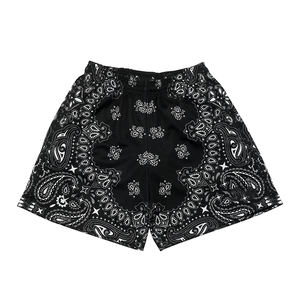 2025 Custom Colors Printed Men's Mesh <b>Bandana</b> Shorts Quick Dry 100% Polyester Custom Paisley Print Mesh Basketball Shorts - Product Image 5