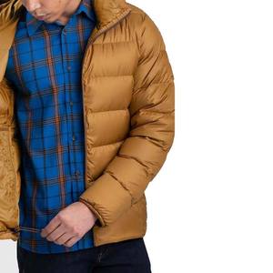 Chaquetas con capucha acolchadas de nailon y poliéster de manga larga para hombre de estilo callejero, ropa informal con diseño de logotipo personalizado, fabricante OEM - Product Image 4