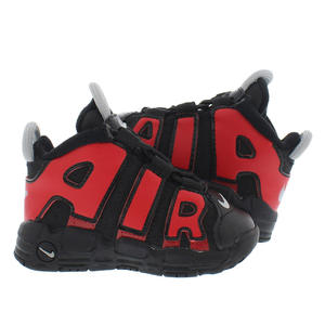 Zapatos Nike Air More Uptempo para bebés y niños pequeños Color: Negro/Rojo 100% auténticos - Product Image 4