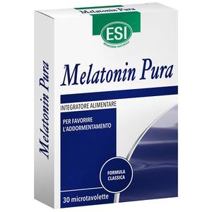 Mélatonine italienne de qualité supérieure, 30 micro-comprimés de 1 mg, favorise un sommeil réparateur et l'adaptation au décalage horaire - Product Image 1