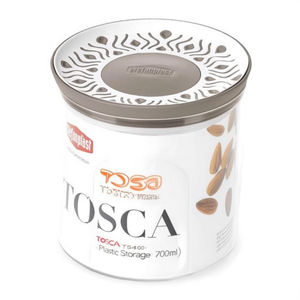 Plastic jar (700ml) TOSCA <b>Tortora</b> 55400 - Product Image 2