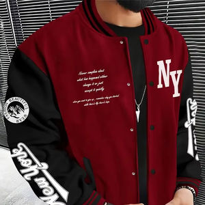 Meilleure vente Veste Versity en matériau frais Concevez votre propre vente chaude et tendance Veste Versity de qualité supérieure à bas prix pour hommes - Product Image 1