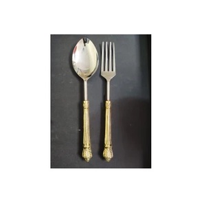 Juego de cubiertos torcidos de latón de tamaño personalizado, juego de cubiertos de latón macizo con esmalte para el hogar a un precio razonable - Product Image 3