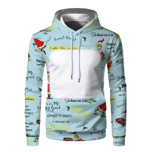 Autumn New Men's Fashion 3D Printed Pullover Sweatshirts <b>Christmas</b> Oversized Hoodie in 100% Cotton Hip Hop Trend Clothes - Product Image 2