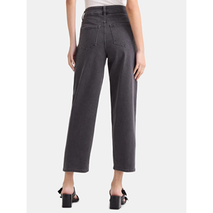 กางเกงยีนส์ทรงหลวมสำหรับผู้หญิงกางเกงผ้าเดนิมสำหรับฤดูใบไม้ผลิเอวสูงทำจากผ้าคอตตอน100% ดีไซน์ตามสั่ง - Product Image 6