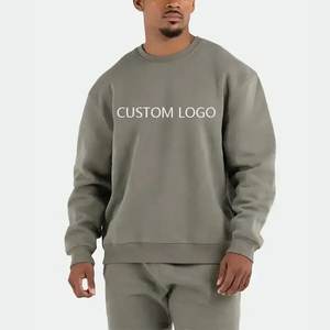 Sweatshirts au design personnalisé Service OEM Sweatshirts de qualité supérieure Sweatshirts de haute qualité à col rond pour hommes Sweatshirts réguliers de couleur personnalisée - Product Image 2