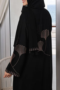 Services OEM, couleur personnalisée, grande taille, abaya islamique à manches longues de haute qualité, séchage rapide, respirante, en vente - Product Image 3