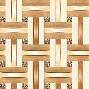 ไม้พิมพ์ดิจิตอลกระเบื้องเซรามิกคลาสสิกขนาด400x400มม. กระเบื้องปูพื้นไม้ดูเป็นไม้สีน้ำตาลสำหรับตกแต่งภายในบ้าน - Product Image 5