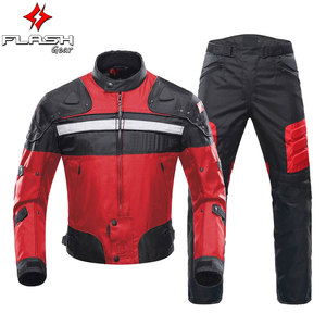 Conjunto de Ropa Deportiva Unisex para Motociclismo y Motocross con Armadura Corporal, Forro Extraíble y Opciones Personalizables - Product Image 1