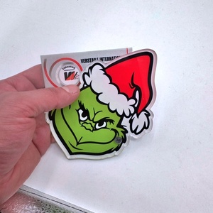 Tuiles à cils magnétiques en acrylique personnalisées de haute qualité avec motif Grinch de Noël, étiquette privée, pour extensions de cils - Product Image 2