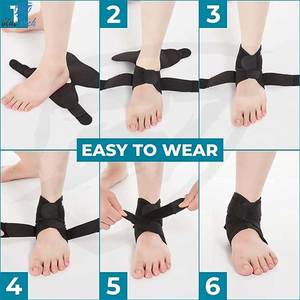 ที่ขายดีที่สุดป้องกันข้อเท้าBreathable & Strongข้อเท้ารั้งปรับห่อสําหรับStrainedข้อเท้า 2024 - Product Image 3