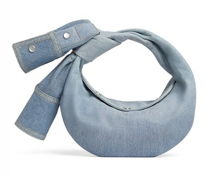 Bolsos de Mano de Lona Vaquera para Mujer, de Gran Capacidad, con Diseño de Dibujos Animados, Impresión Personalizada, Plegables, OEM/ODM, de Alta Calidad - Product Image 1