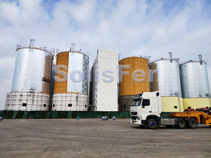 200 toneladas Silos 500 toneladas de acero corrugado galvanizado en caliente Silo 1000 toneladas de acero Precio Silo de grano para la venta - Product Image 4