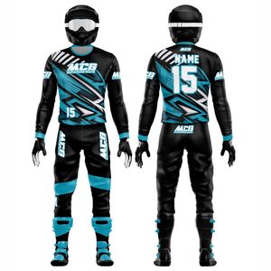 Top Trending Fabricación al por mayor 100% Tela de poliéster Impresión por sublimación Motocross Dirt Bike Off-Road ATV MTB Racing Gears - Product Image 1