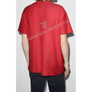Camisetas de Hombre Casuales a Rayas con Cuello Redondo y Logotipo Personalizado, 100% Algodón, Manga Corta, Ligeras y Transpirables, Impresas, OEM/ODM de Alta Calidad - Product Image 6