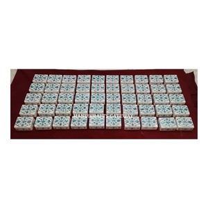 Meilleures boîtes à bijoux en nacre blanche incrustée de marbre à la main Belles boîtes de conception en incrustation de nacre à prix abordable - Product Image 1