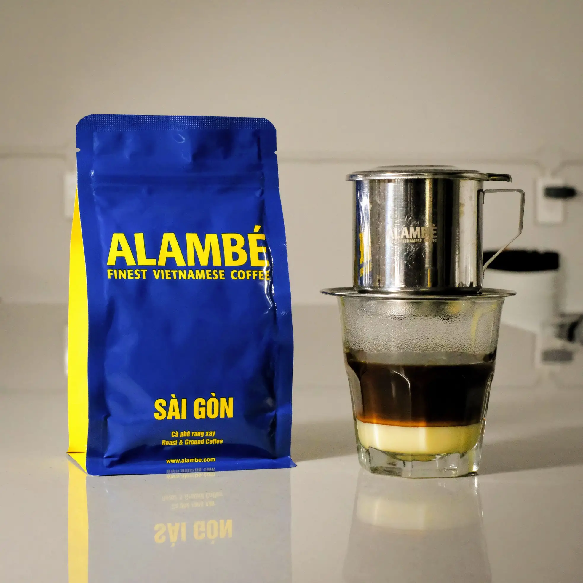 Giá Rẻ Giá Alambe Sai Gon Toàn Bộ Đậu Cà Phê 230G Buổi Sáng Uống Pháp Rang Tinh Khiết Arabica & Robusta Cho Việt Nam Cà Phê phin