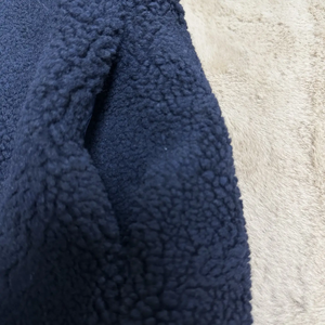 Veste en polaire d'hiver streetwear, col rabattu, tricotée en polyester/coton, doublure en polaire sur le devant, coupe-vent pour homme - Product Image 6