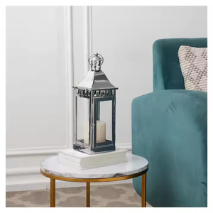 Classic Metal Lanterns Wholesale Modern Home Ramadan Decorations Handmade Eco-Friendly Hanging <b>Candle</b> Customized Color Logo Home - Product Image 6