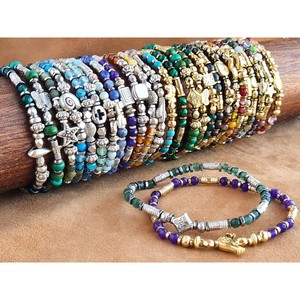 Boho Style <b>Beaded</b> <b>Bracelets</b> Gold and Silver Plated <b>for</b> Retail Promotion in Fashion Accessories - Product Image 1