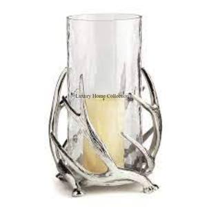 Support votif décoratif en verre avec base de couleur argentée Miroir de table polonais Décoratif fait à la main Designer Fancy Look For Hotel - Product Image 6