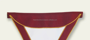 Custom Royal Order of Scotland Apron | High Quality Embroidery | Freemason Regalia Manufacturer Sialkot Pakistan - Product Image 5
