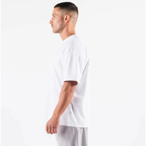 T-shirt personnalisé surdimensionné Boxy Fit pour hommes T-shirt vierge en tissu jersey lourd imprimé de lettres Streetwear confortable fournisseur OEM - Product Image 4