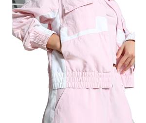 Ensemble de survêtement pour femmes, de haute qualité, 100% nylon, coupe-vent, léger, respirant, fermeture éclair, 2 pièces, tenue de sport - Product Image 6