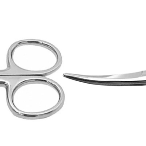 Ciseaux chirurgicaux vétérinaires en acier inoxydable pour chiens, réutilisables, instrument orthopédique incurvé médical avec têtes arrondies - Product Image 2