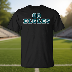 T-shirt Go Elgles Team Spirit noir, grande taille - Product Image 3